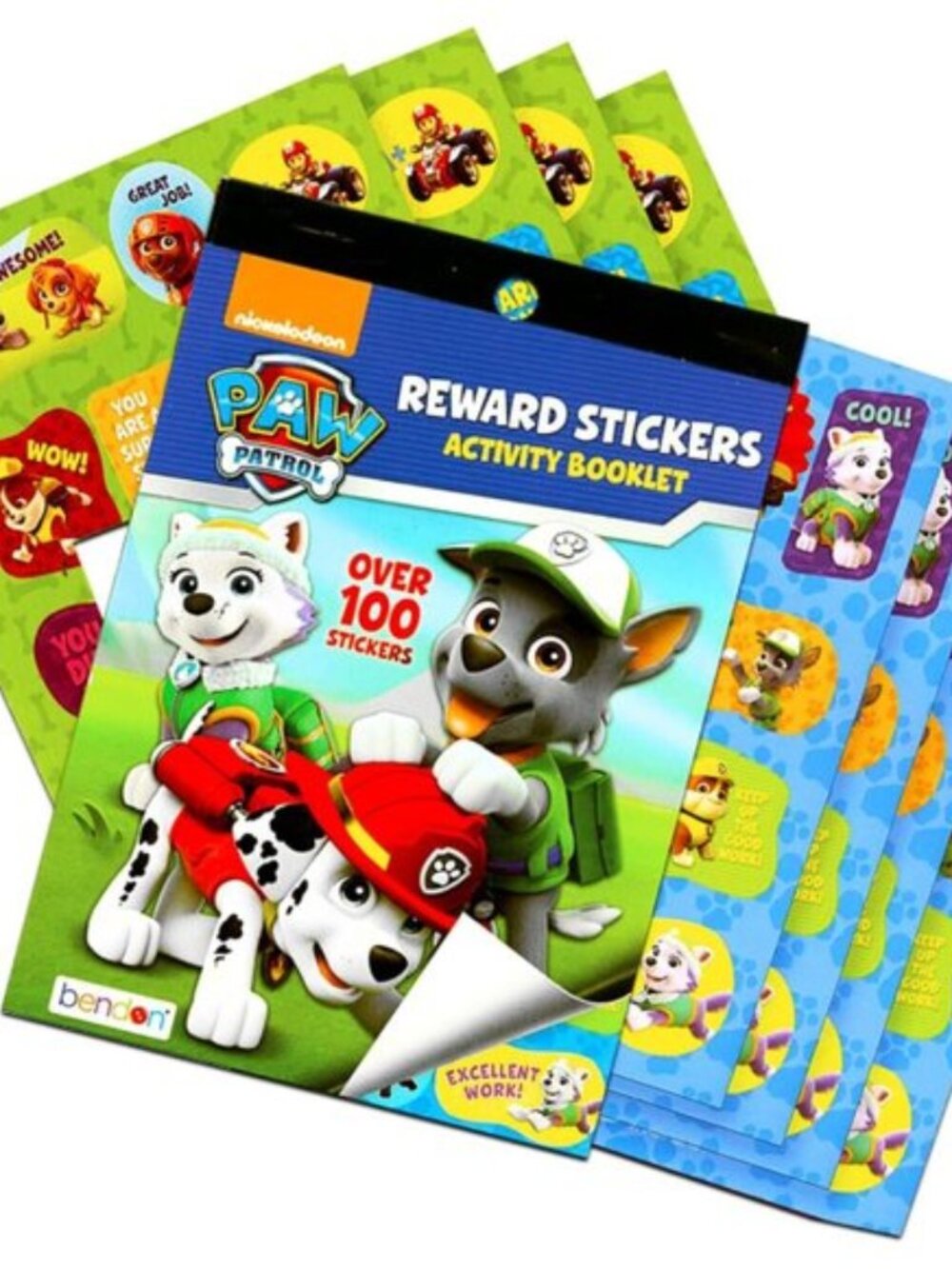 Paw Patrol Reward Stickers and Activity Booklet - Over 100 Stickers